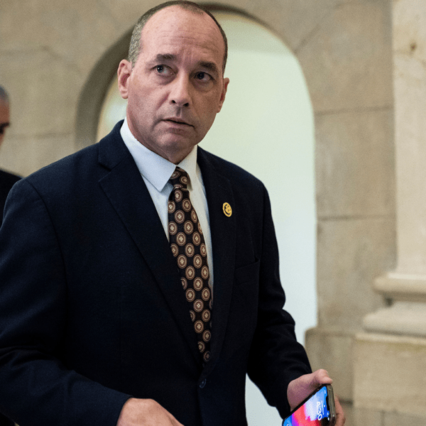 House Freedom Caucus Chair Bob Good walks through the Capitol.
